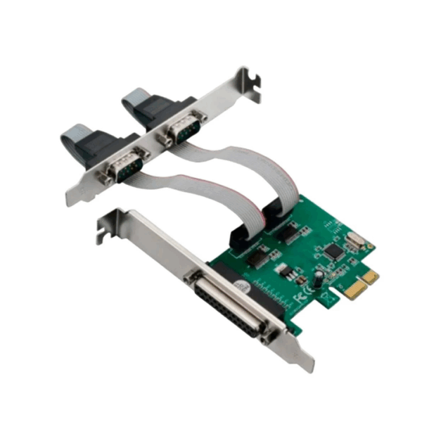 Placa PCI-Express KP-T105 com 2 Portas Seriais RS232 + 1 Porta Paralela DB25 - Image 2